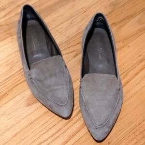 Vero Cuoio Avellini brown suede loafers Made in Italy Sz 39/8